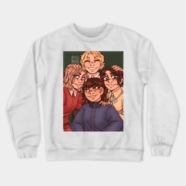 Selfie Crewneck Sweatshirt by paperstarzz